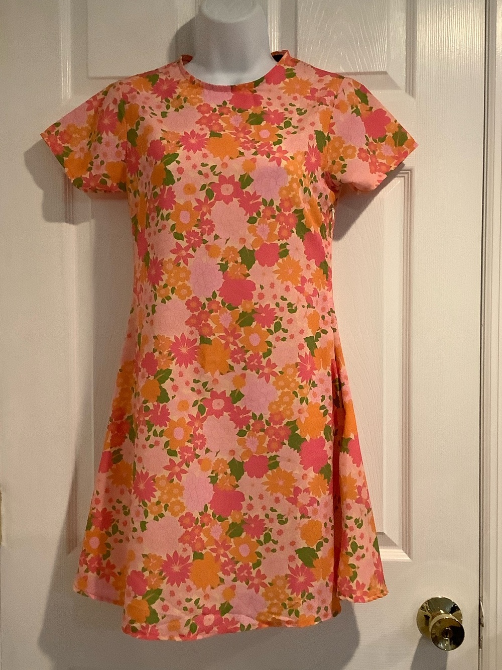 RECLAIMED VINTAGE Multicolor Floral Garden Party Summer Wedding Guest Dress 4